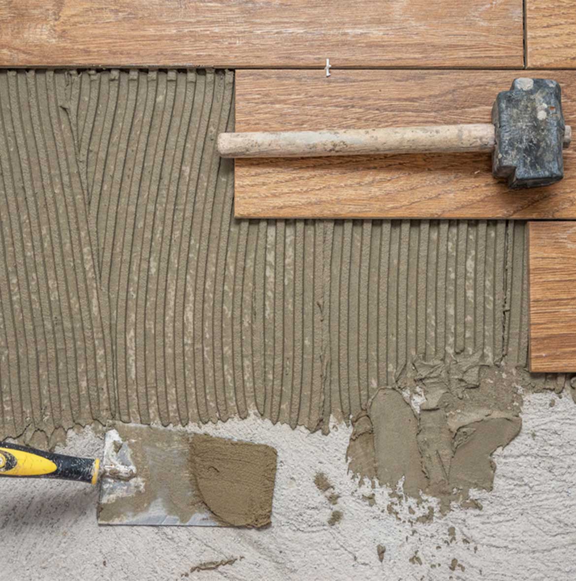 Concassage et parquet